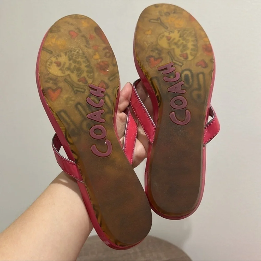 Coach Sophie Patent Sandals